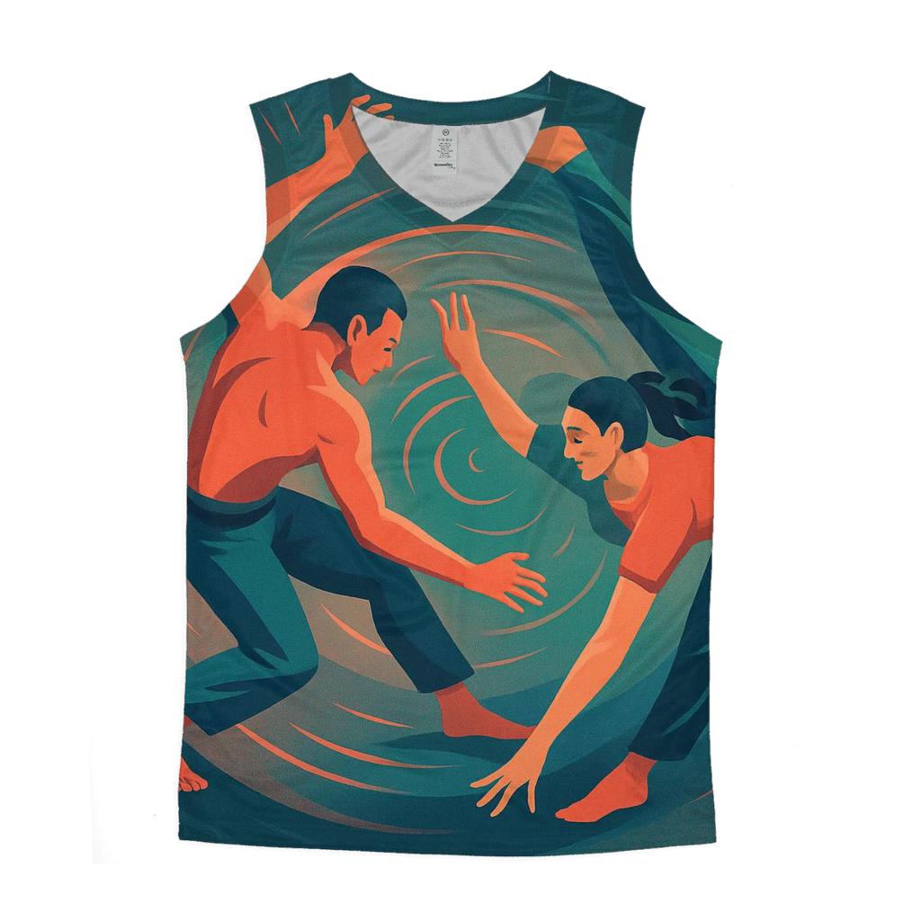 Capoeira Spiral Rhythm Brazil designer workout tanks
