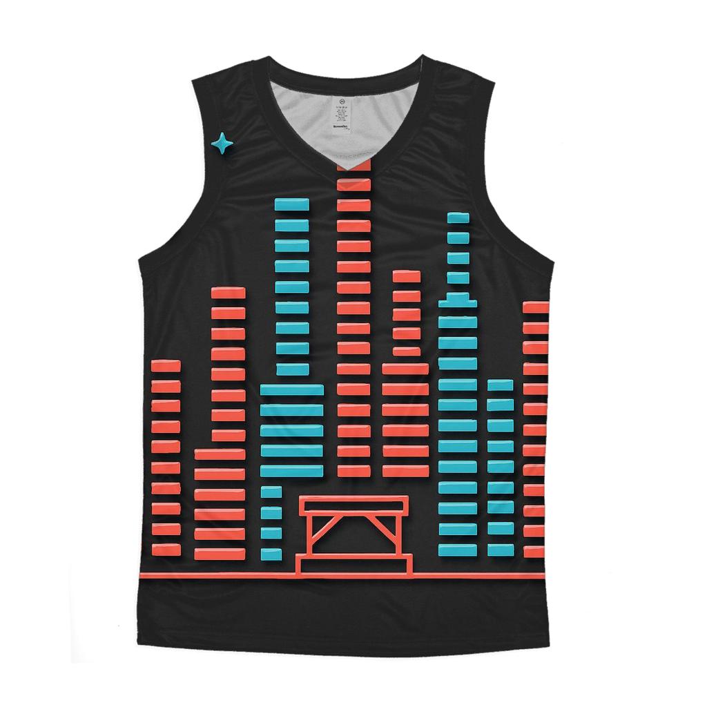 Equalizer Skyline Night sports performance tank tops
