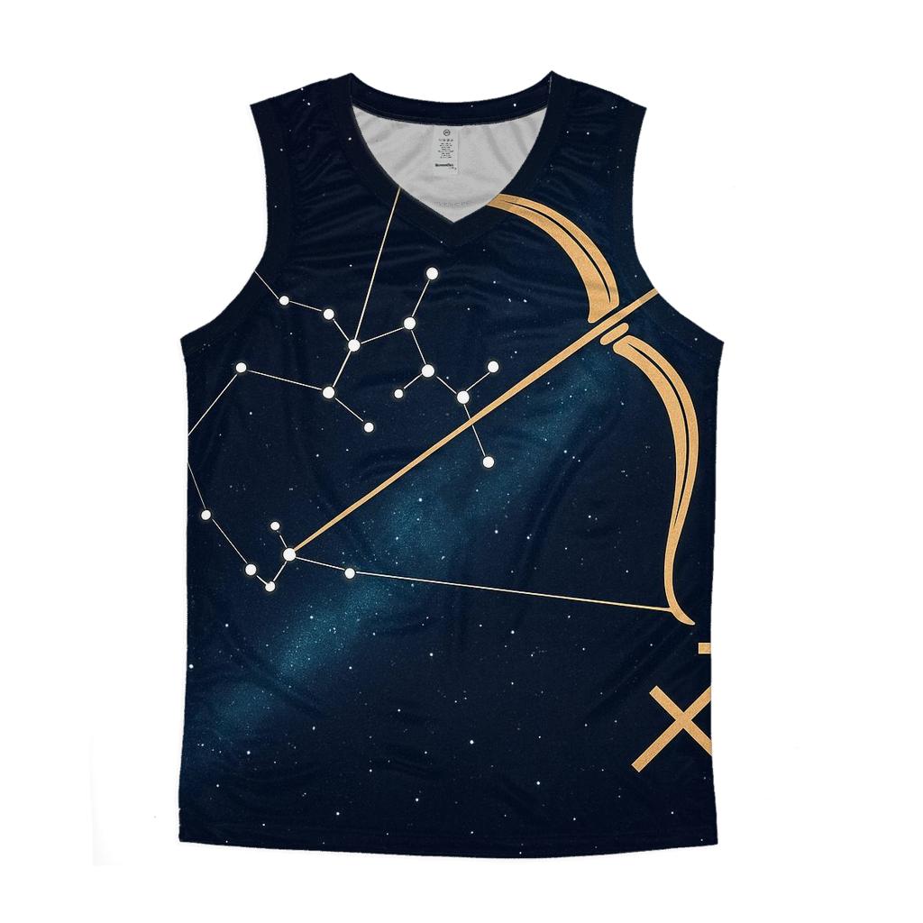 Sagittarius Archer Galactic Aim casual summer tank tops