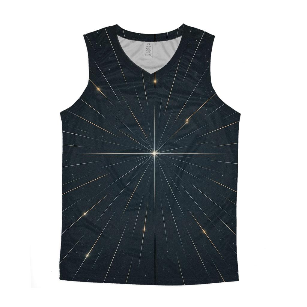 Meteor Radiant Convergence Field cotton sleeveless tops