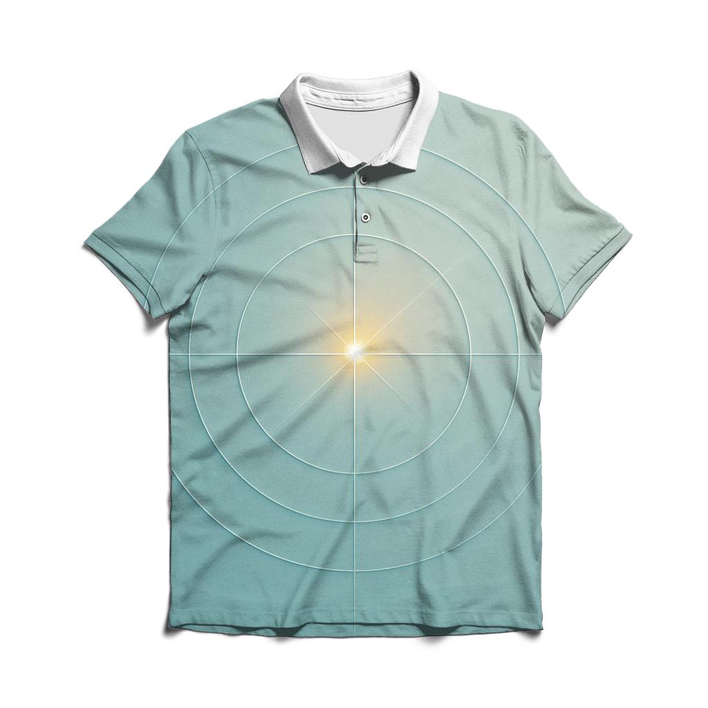 Compass Of Still Waters embroidered polo tops