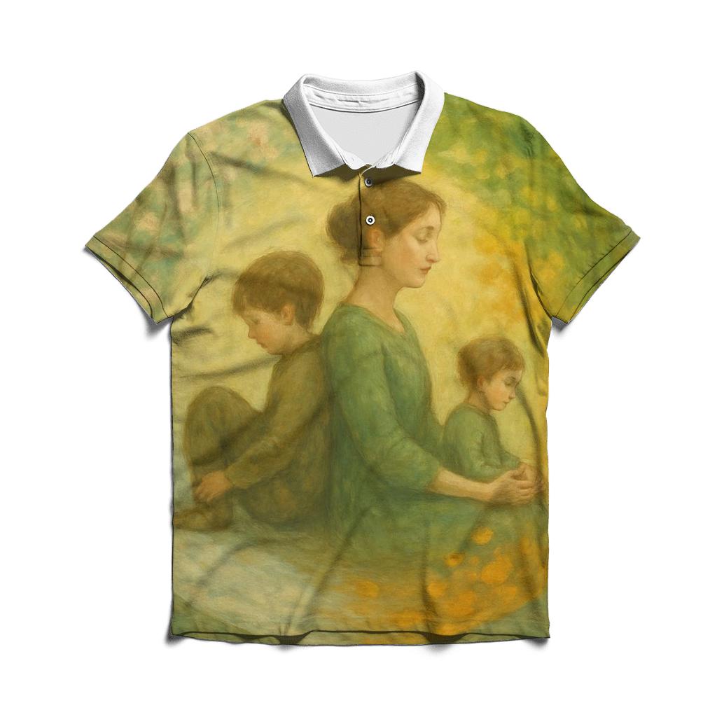 Her Patience The Slow Turning Of Seasons In One Heart custom polo shirts