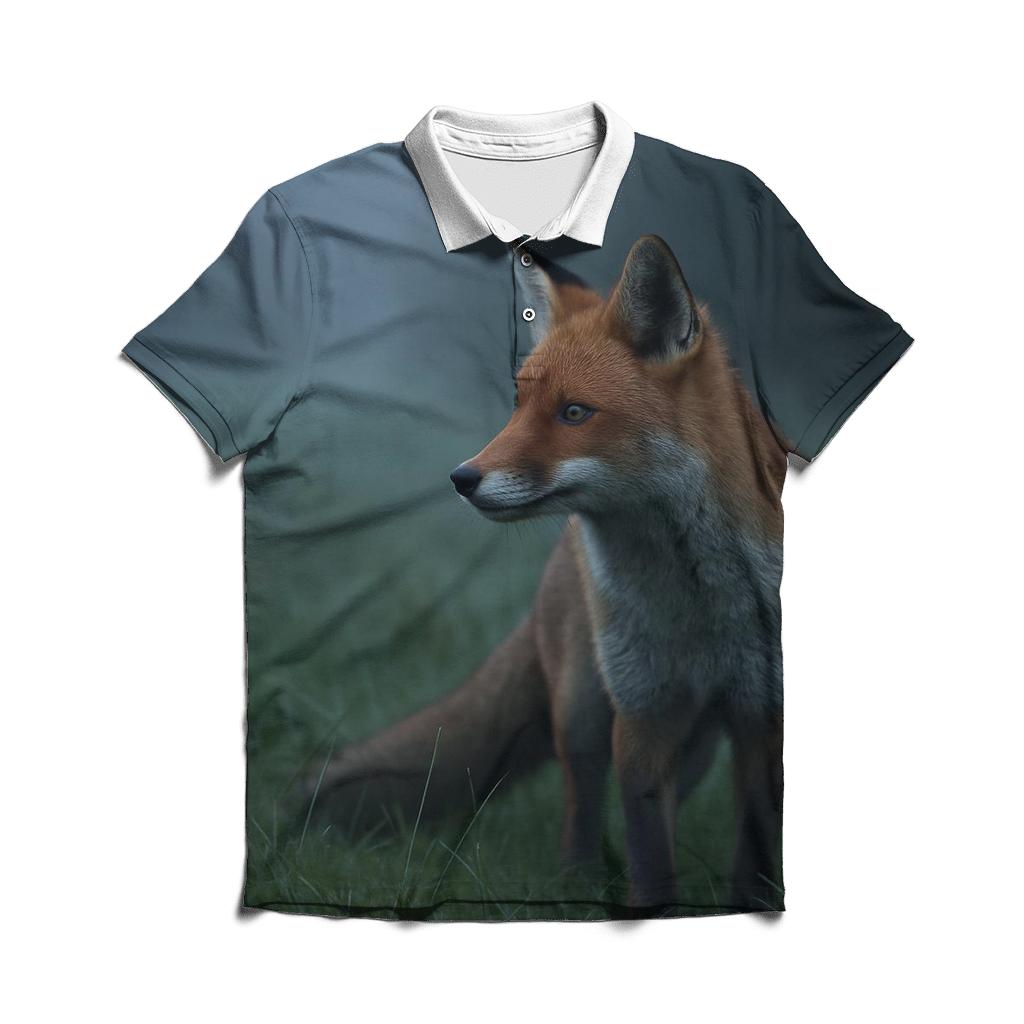 Mistbank Red Fox Listen stylish collar polo tees