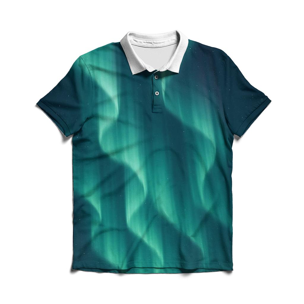 Aurora Curtain Fold Drift custom polo shirts