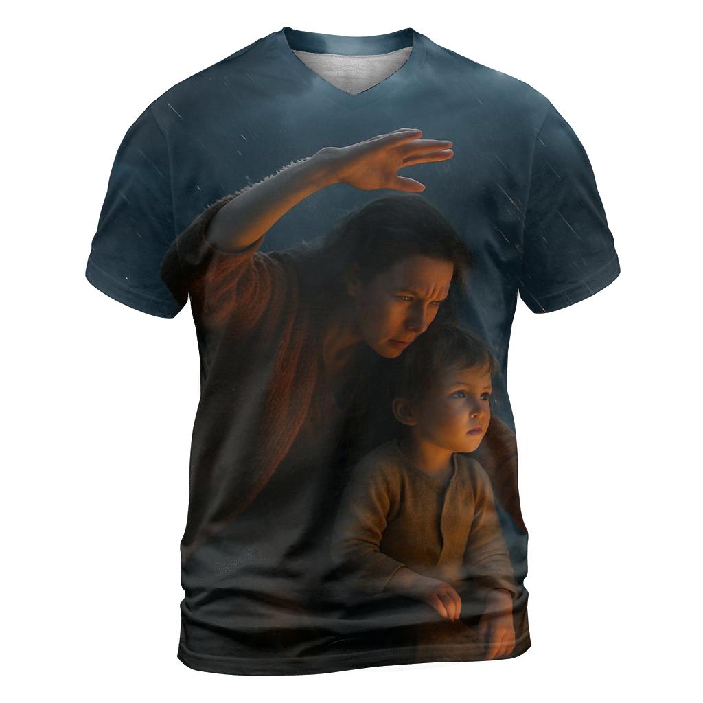 The Quiet Weather She Held Back So I Could Grow designer pattern shirts