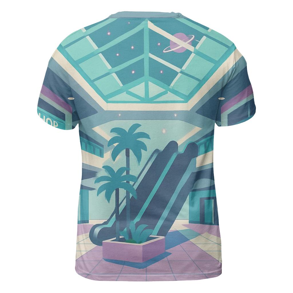 Vector Space Mall Atrium personalized full print shirts
