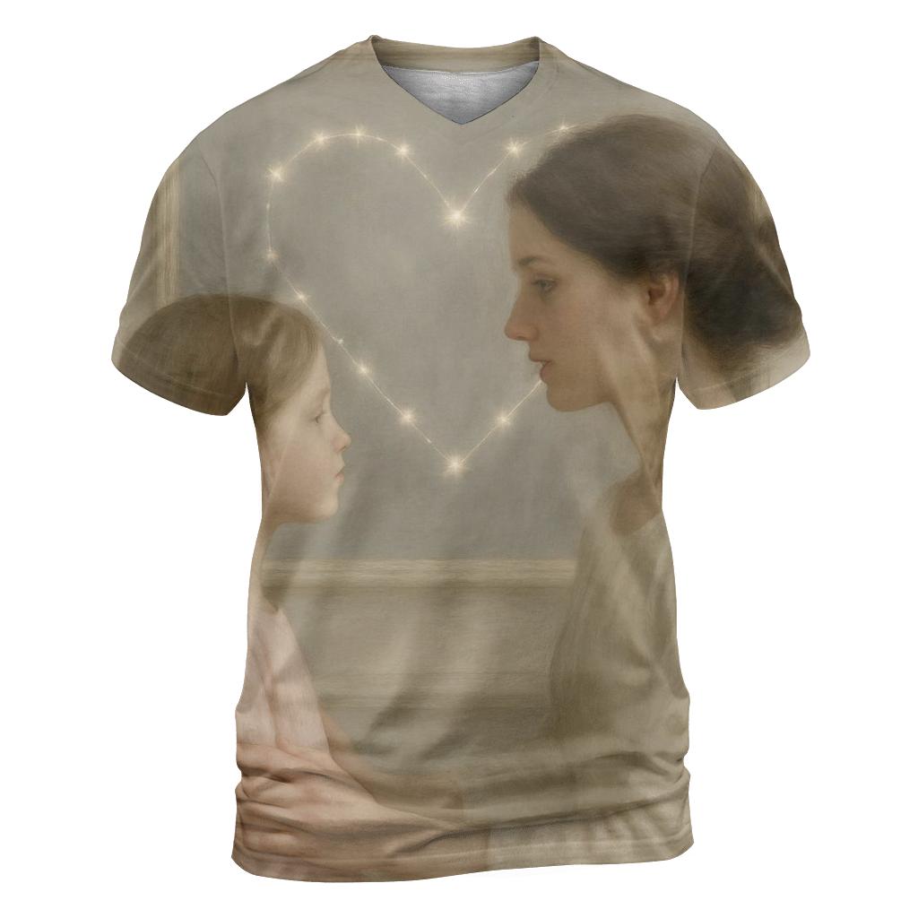 The Mirror She Never Held Up Only Reflected Love custom all-over print shirts