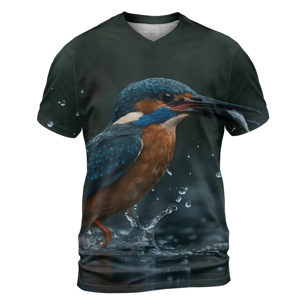 Riverglass Kingfisher Strike custom all-over print shirts