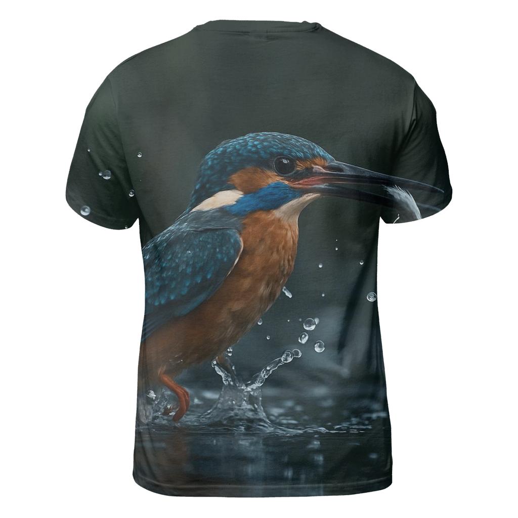 Riverglass Kingfisher Strike custom all-over print shirts