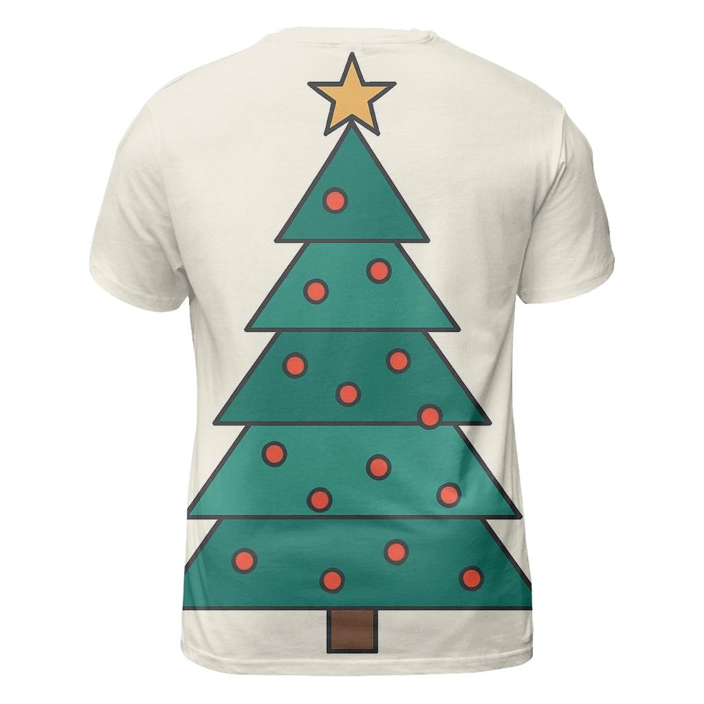 Minimal Tree Triangle Mosaic designer pattern shirts