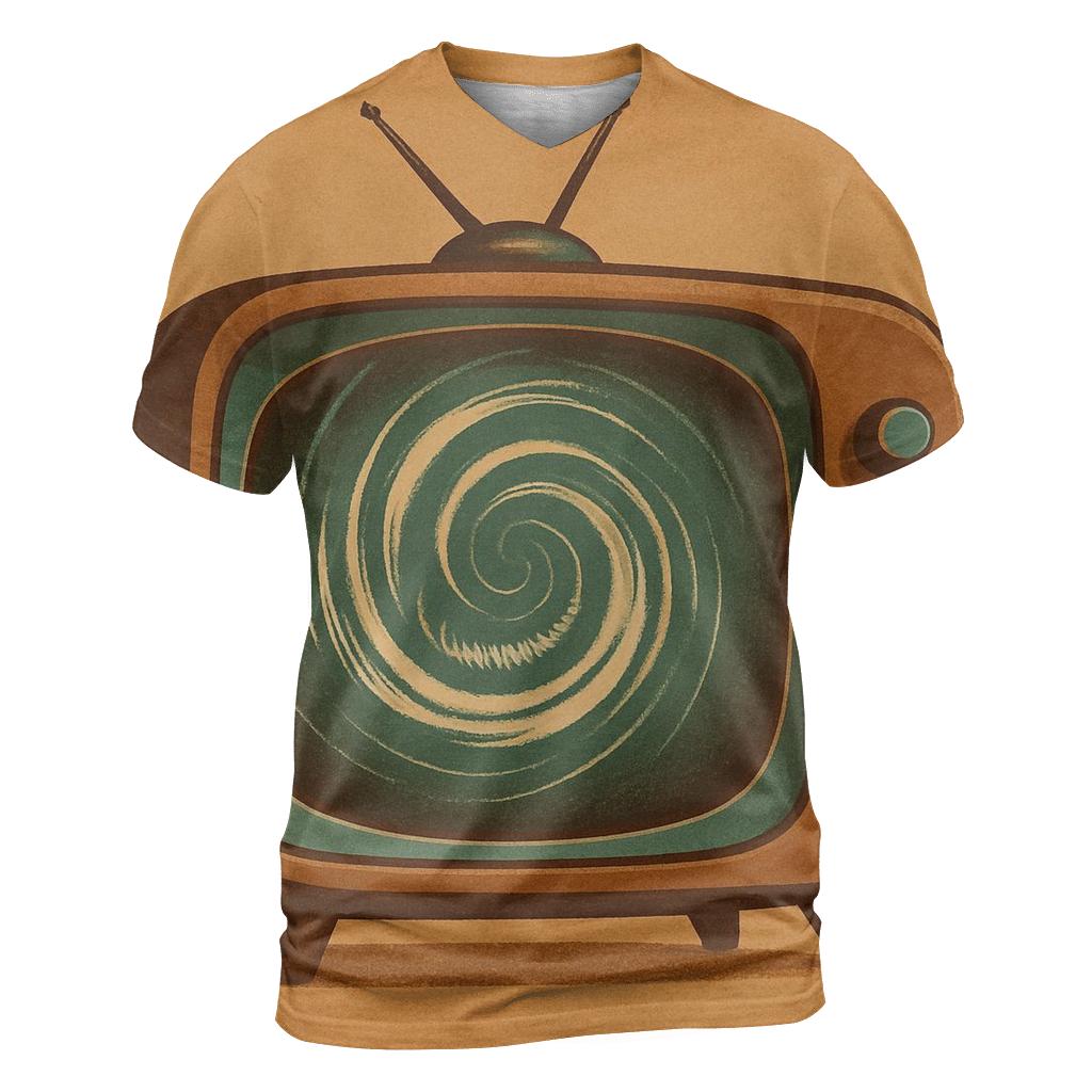 Retro TV Sound Portal unique graphic print tees