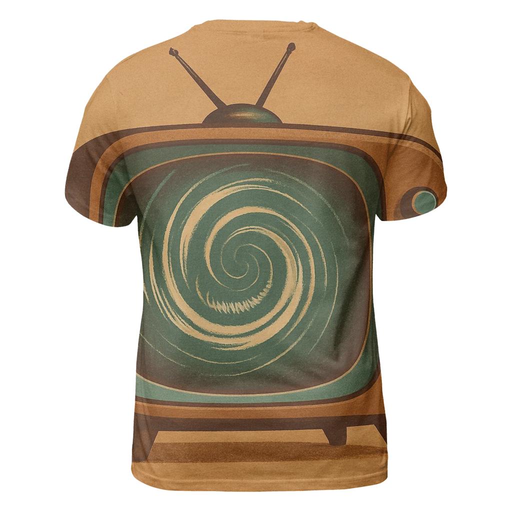 Retro TV Sound Portal unique graphic print tees