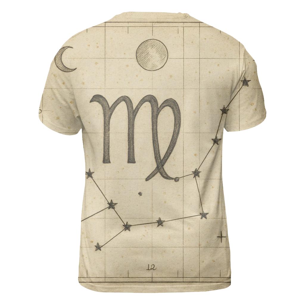 Virgo Harvest Maiden Star Atlas unique graphic print tees