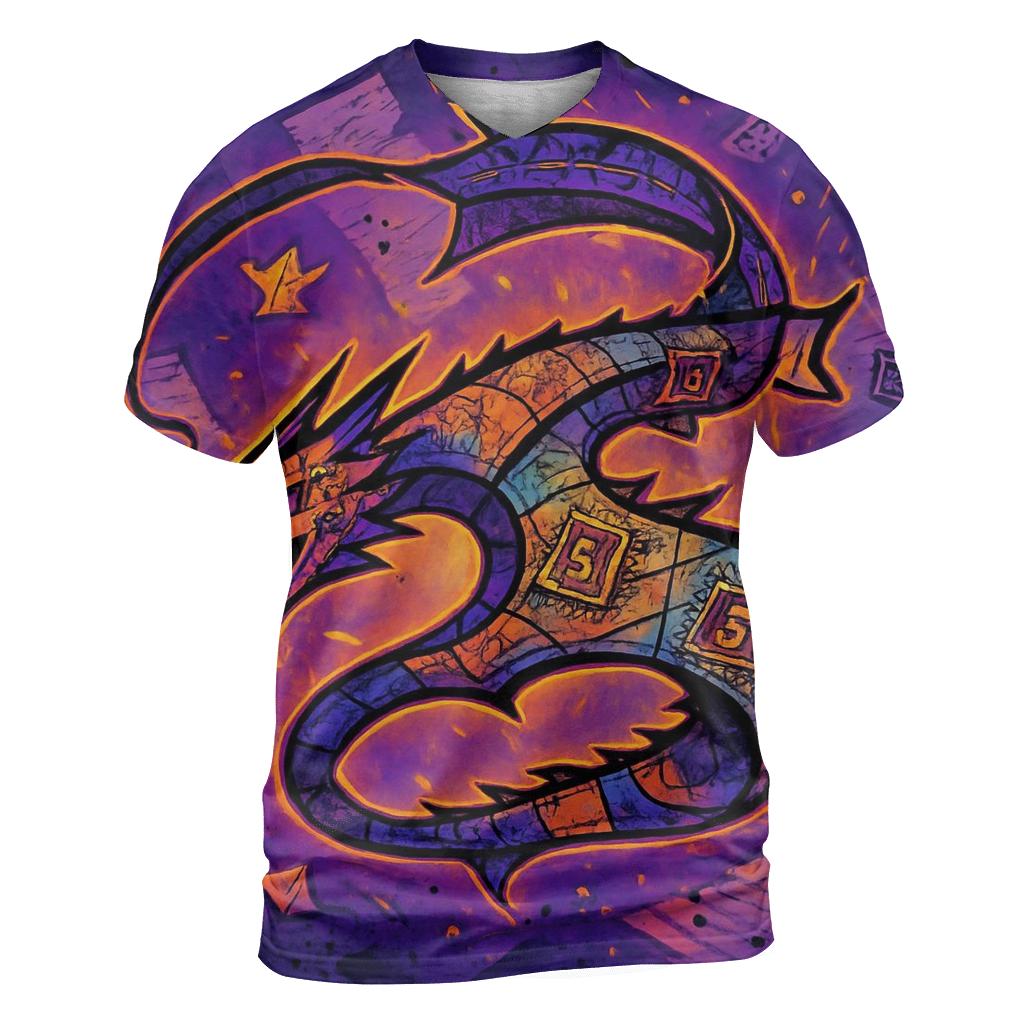 Kite Dragon In A Paper Storm trendy printed shirt styles