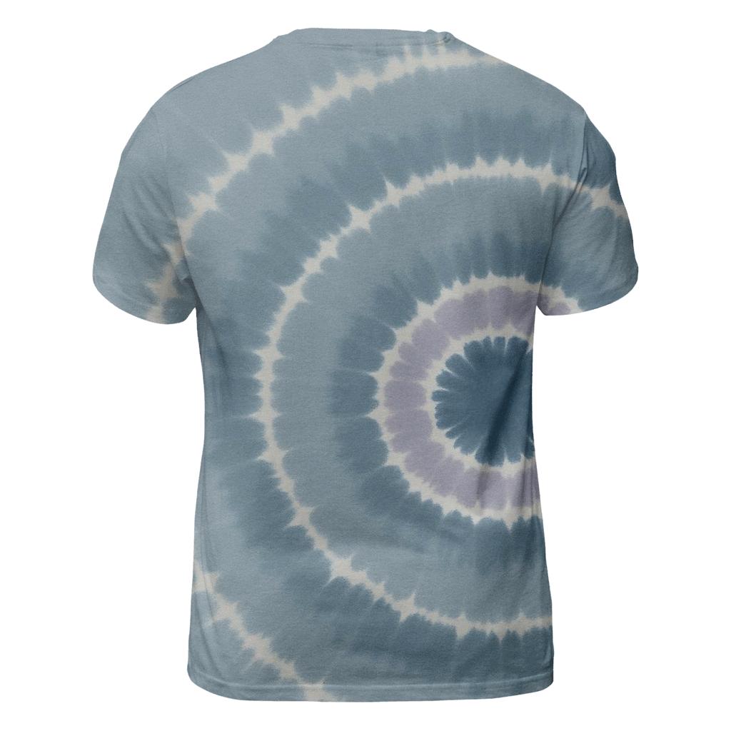 Bullseye Lunar Landing Off Center artistic all-over print tops