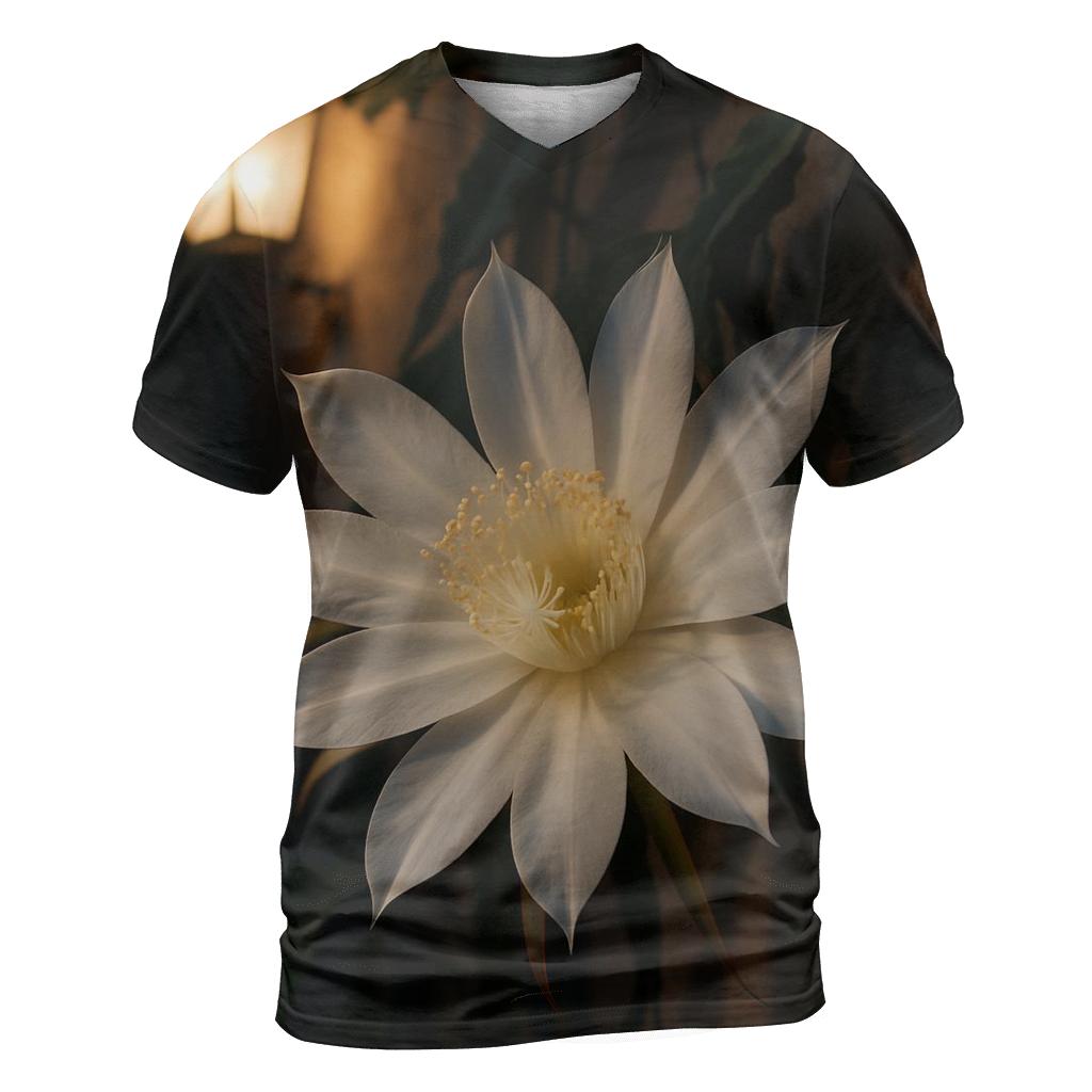 Night Blooming Cereus In A Desert Courtyard personalized full print shirts