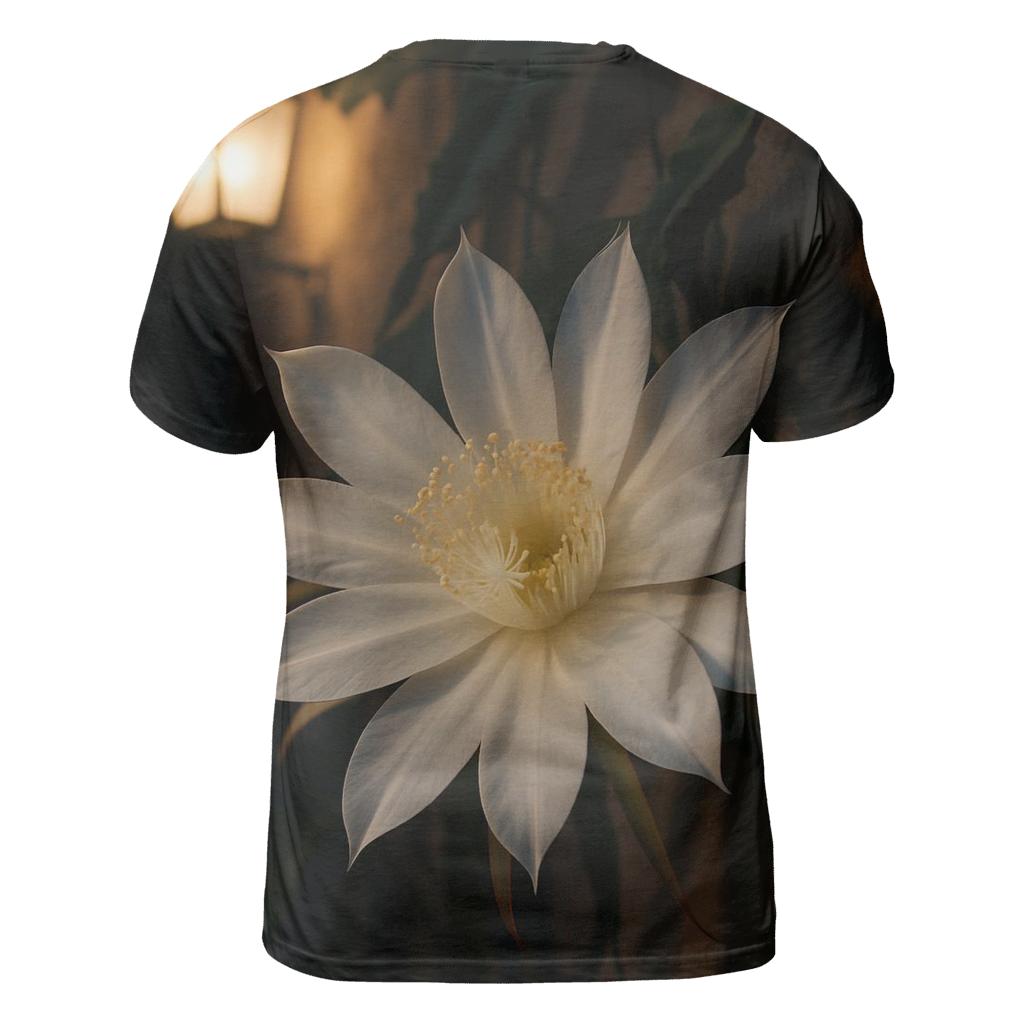 Night Blooming Cereus In A Desert Courtyard personalized full print shirts