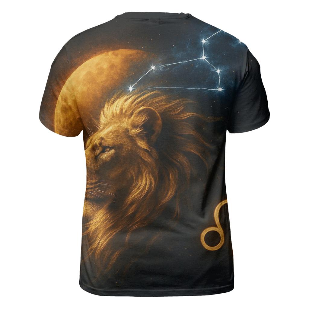 Leo Solar Crown Constellation Roar designer pattern shirts