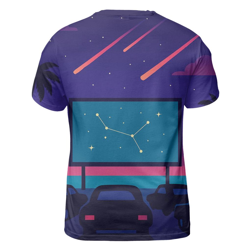 Drive In Meteor Shower Night artistic all-over print tops