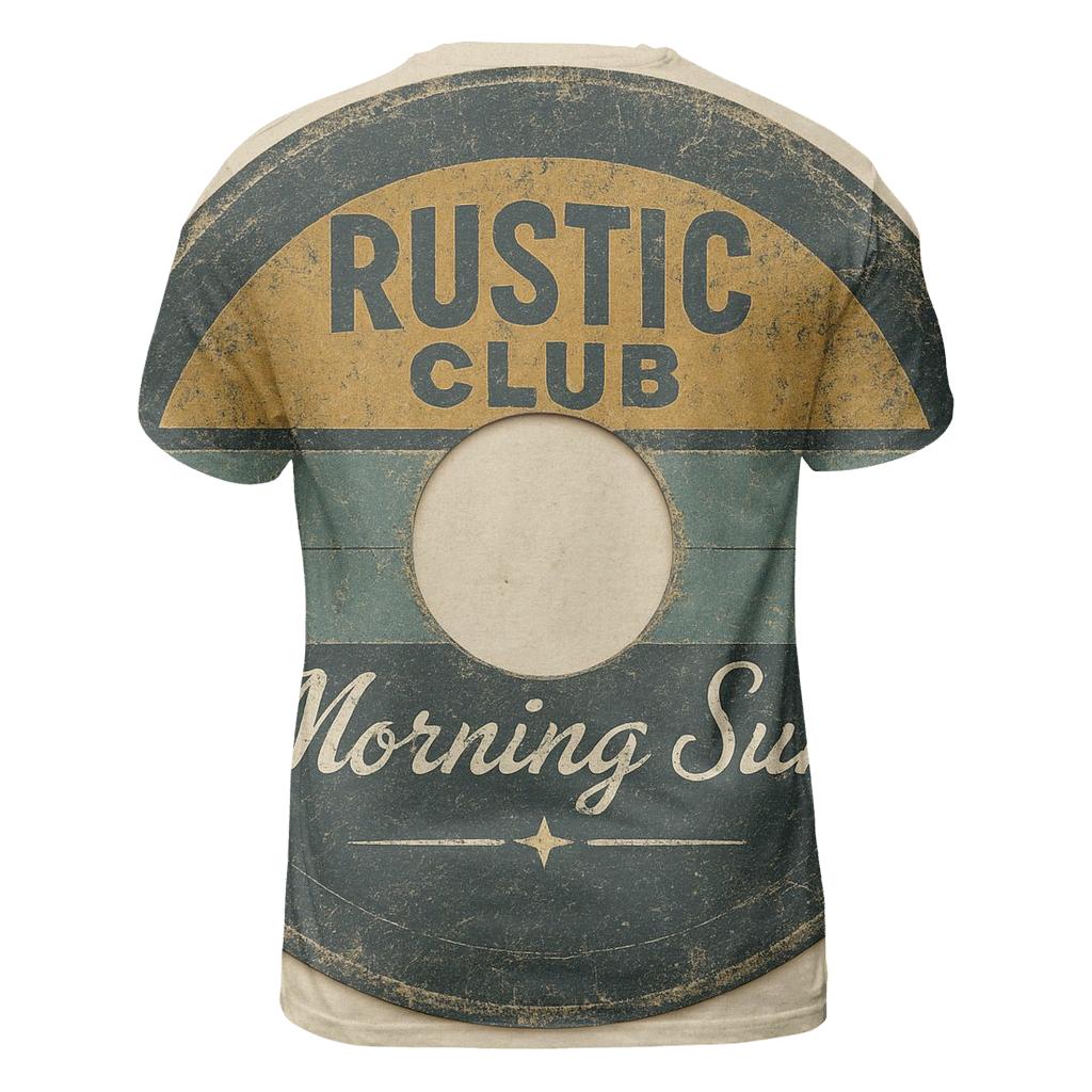 Distressed 1960s Soul Club Vinyl Record Label Art personalized full print shirts