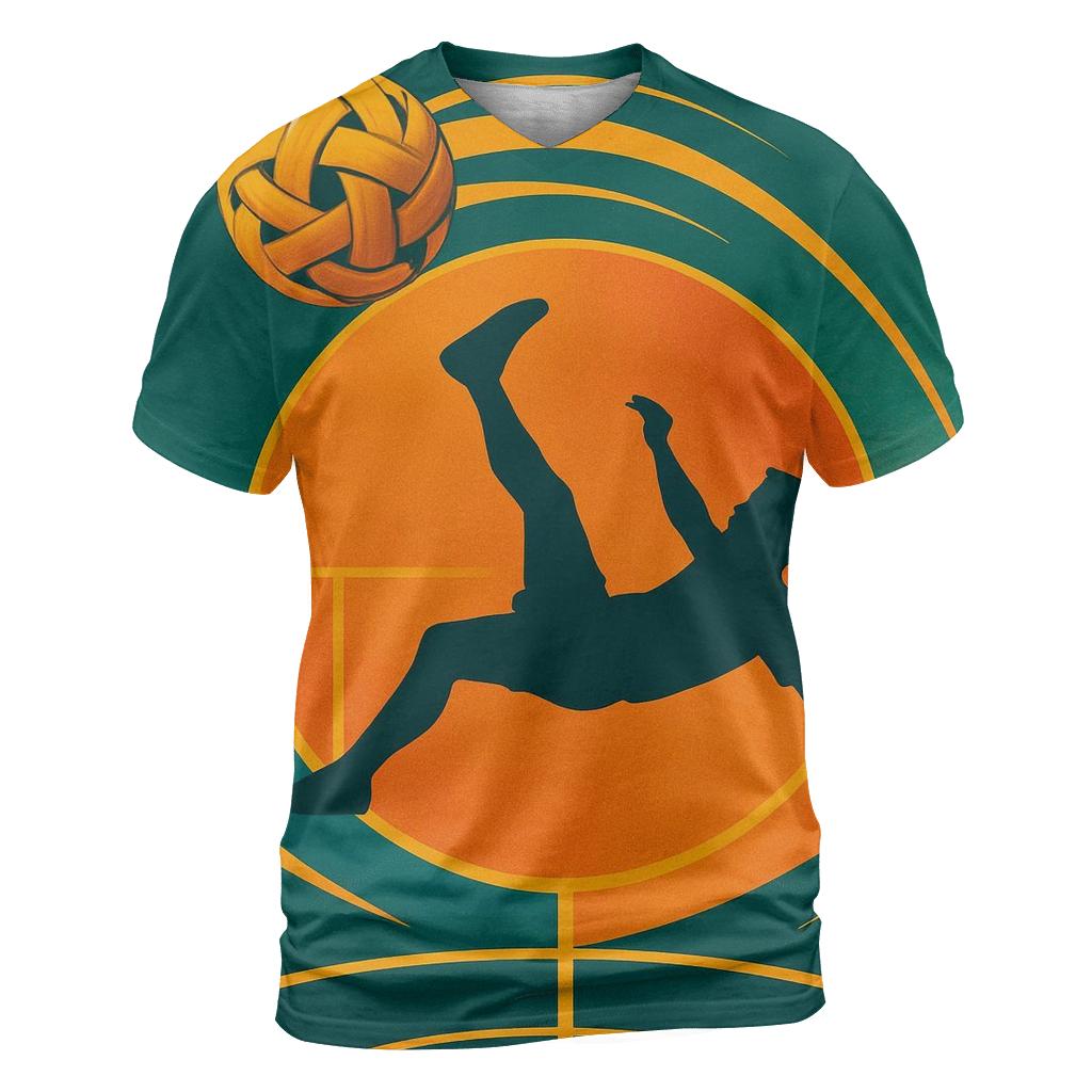 Sepak Takraw Orbital Bicycle Kick Thailand personalized full print shirts