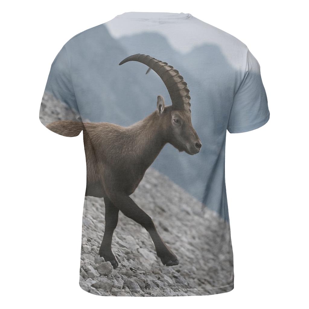 High Scree Ibex Traverse artistic all-over print tops