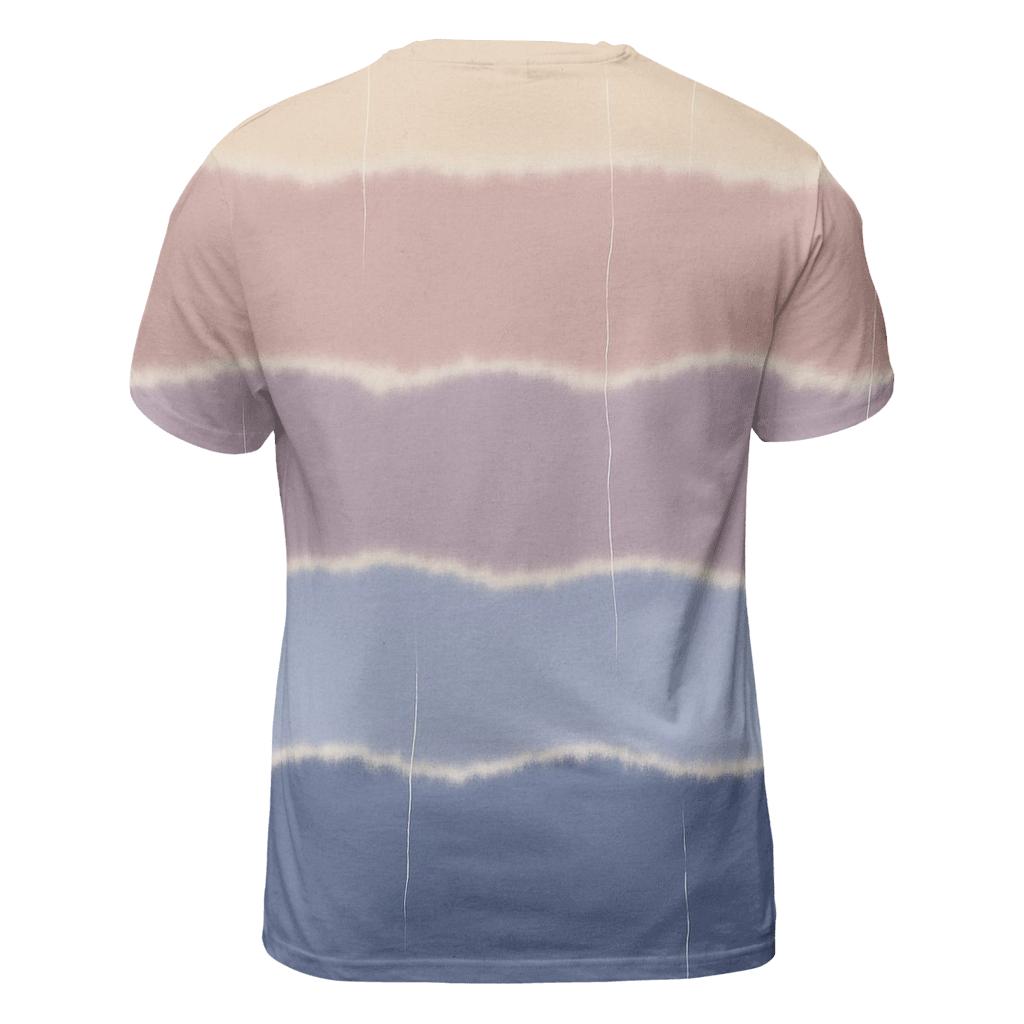 Horizon Stripes Distant Ringscape creative print fashion shirts
