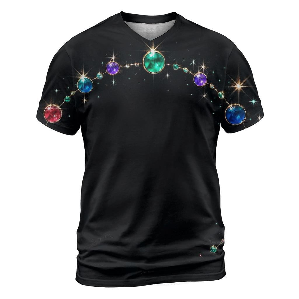 Jewel Constellation Crown unique graphic print tees
