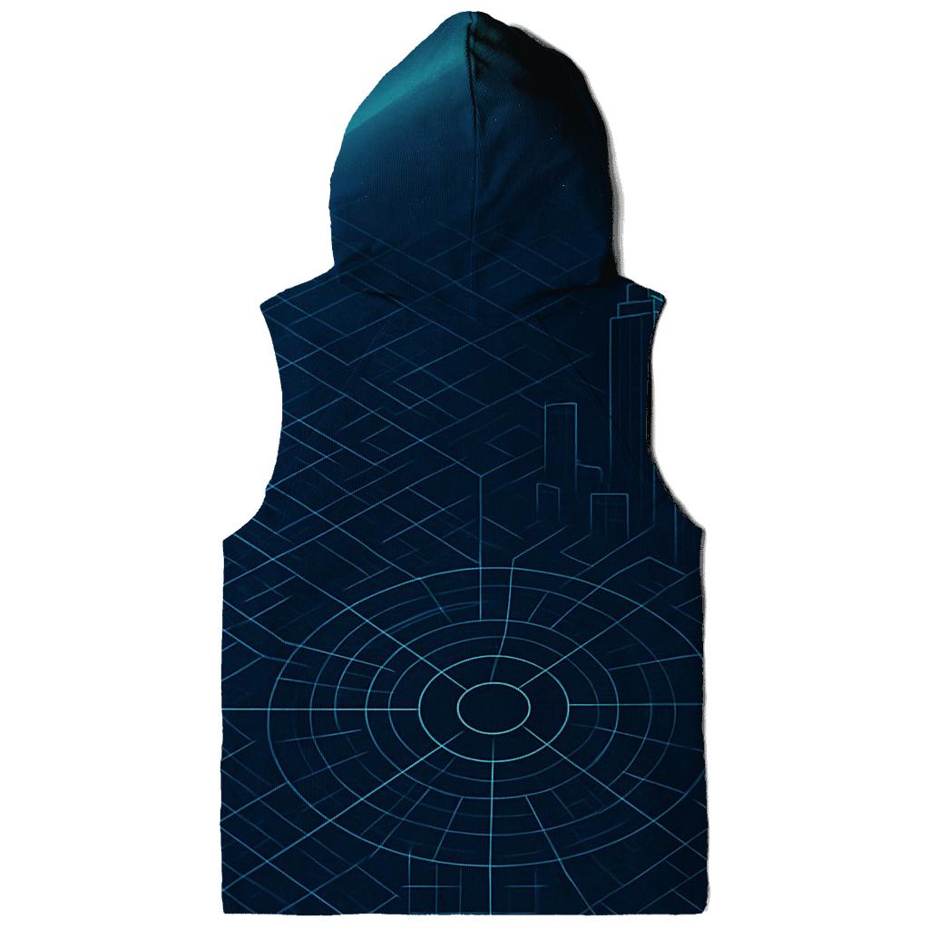 Aurora Blueprint City Grid custom hoodies