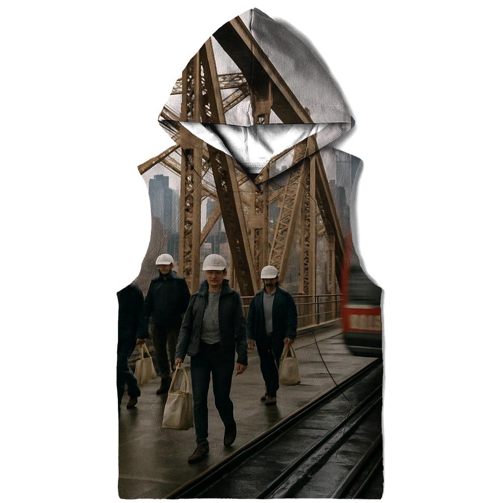 Queensboro Bridge Steel Framing The Midtown Towers custom hoodies