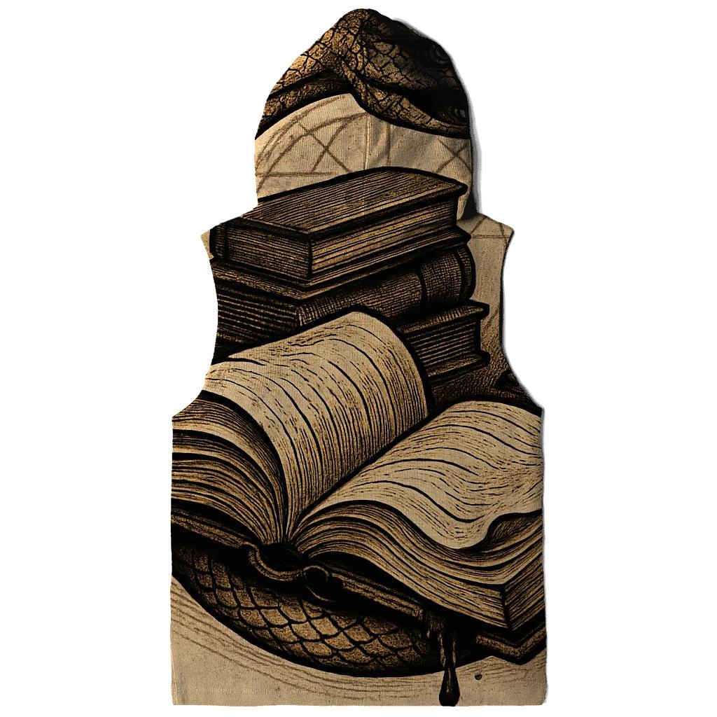 Candlelit Library Ouroboros Seal heavyweight hoodies