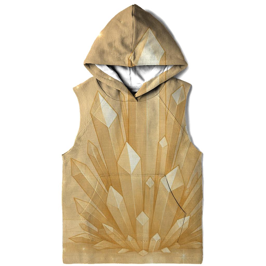 Champagne Crystal Atrium printed hoodies