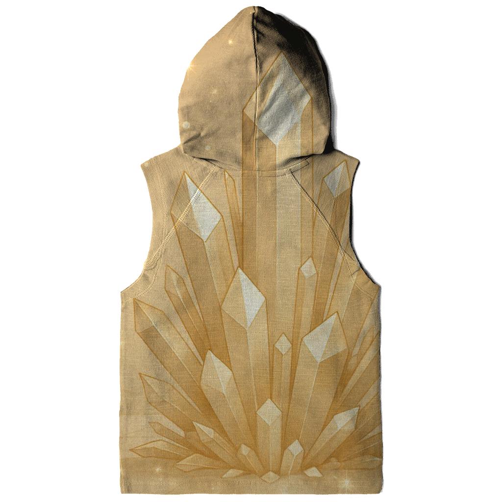 Champagne Crystal Atrium printed hoodies