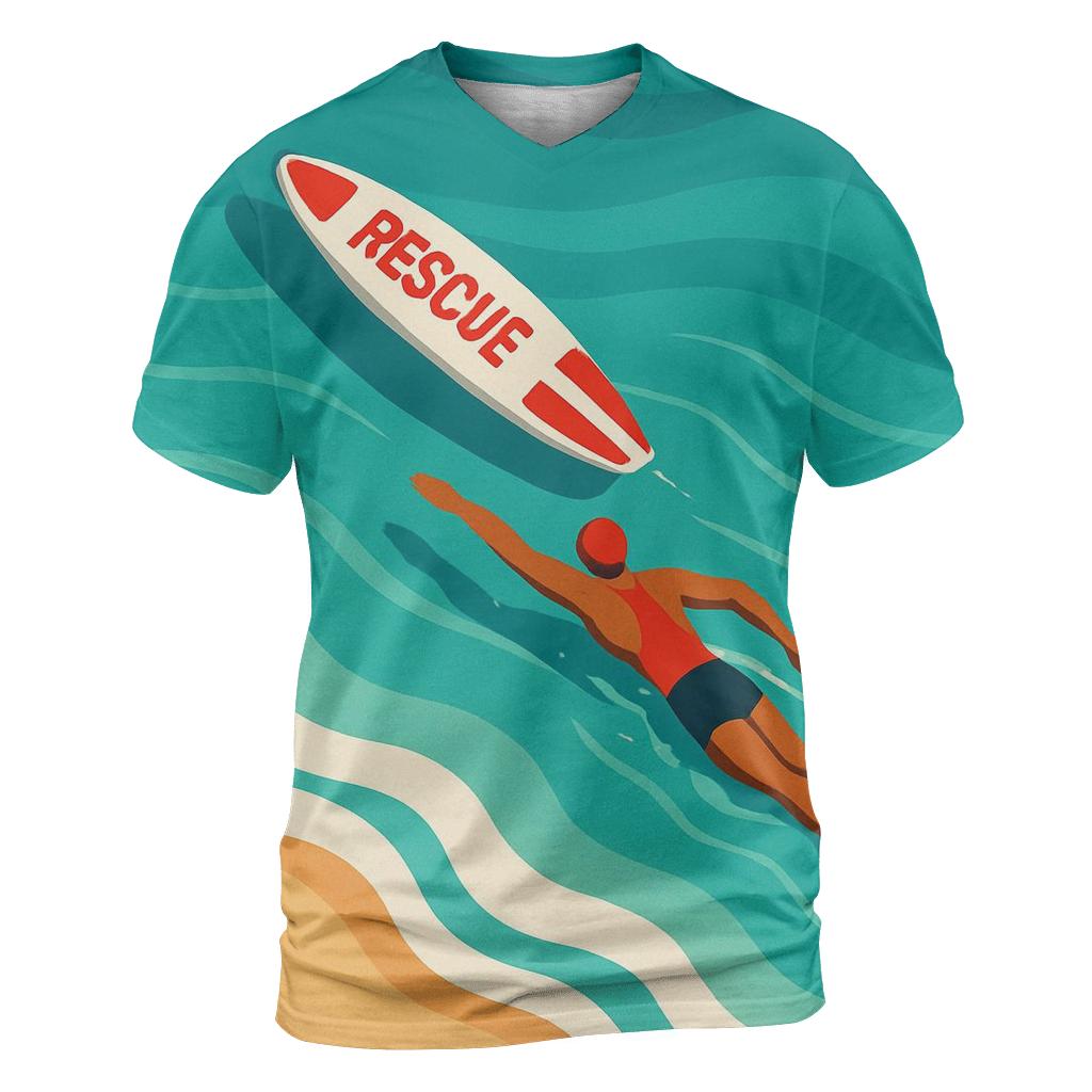 Surf Lifesaving Coastal Patrol Australia custom all-over print shirts