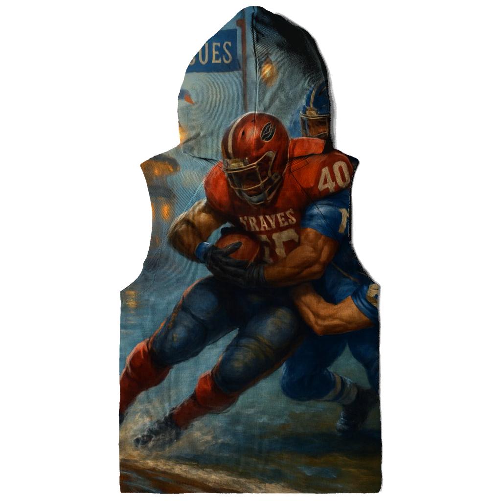 Riverboat Goal Line Stand On A Floating Field embroidered hoodies