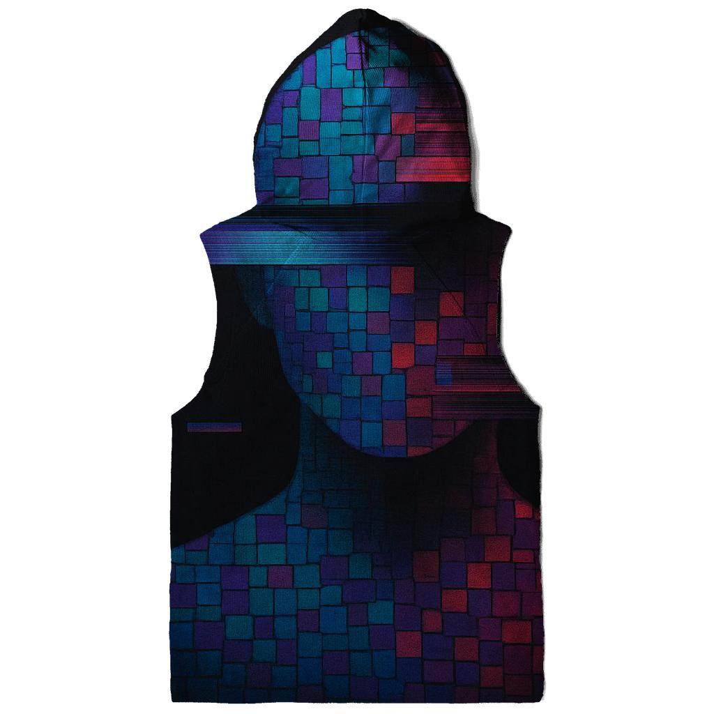Glitch Mosaic Portrait Silhouette hoodies fashion