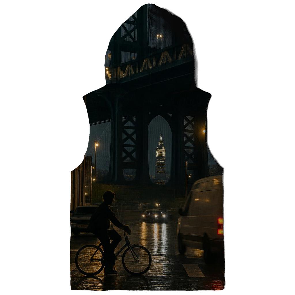 Rainy Night Reflections Under The Manhattan Bridge In DUMBO hoodie trends
