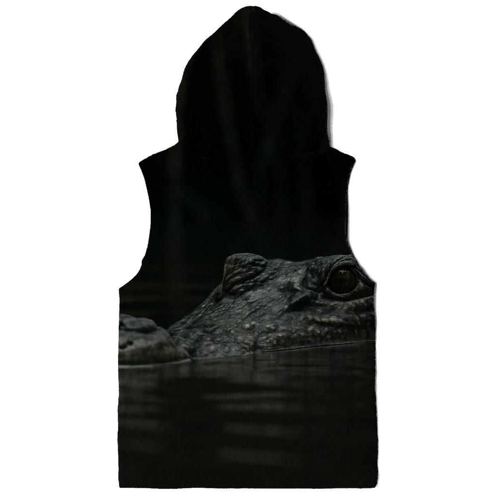 Mangrove Edge Saltwater Crocodile Surface premium hoodies