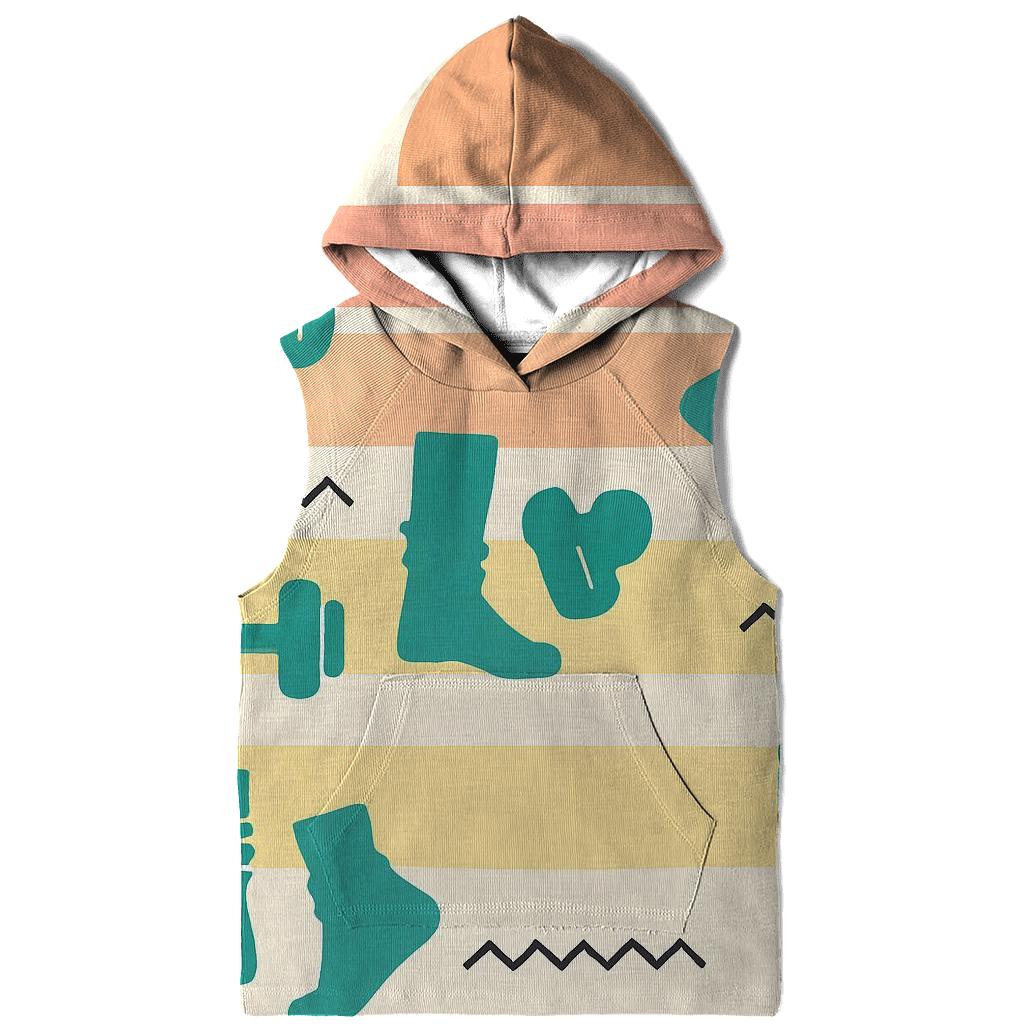 Sunrise Aerobics Stripe Wall hoodie styles