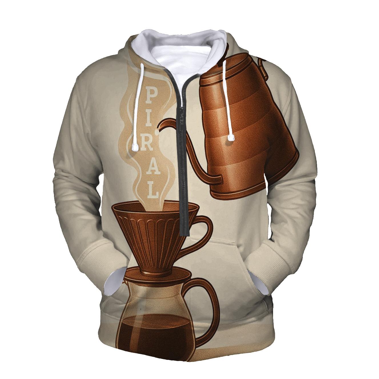 Copper Kettle Pour printed hoodies