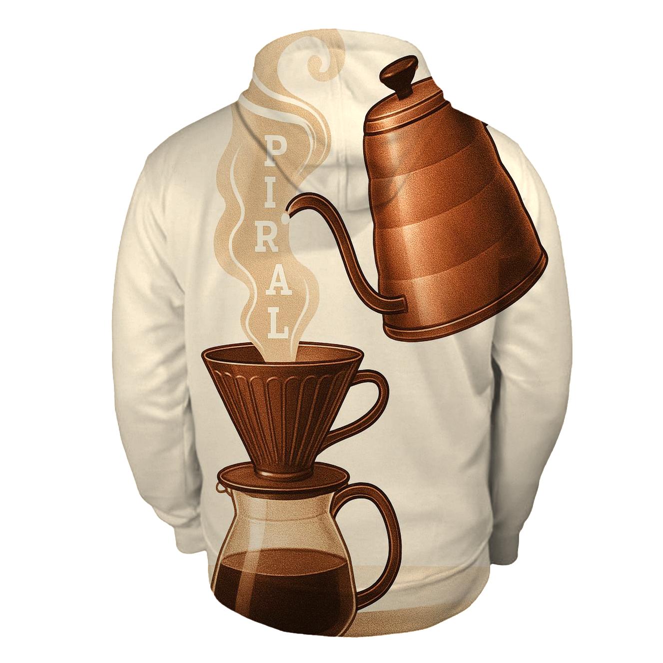 Copper Kettle Pour printed hoodies