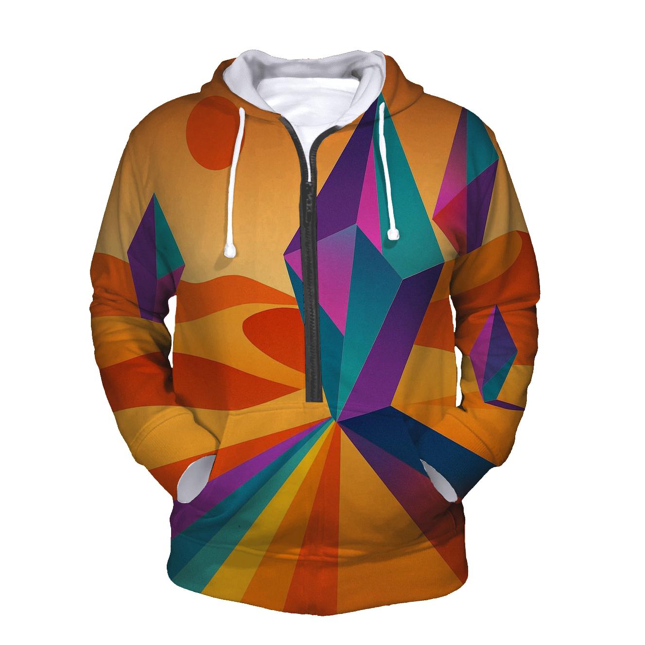 Desert Prism Mirage embroidered hoodies