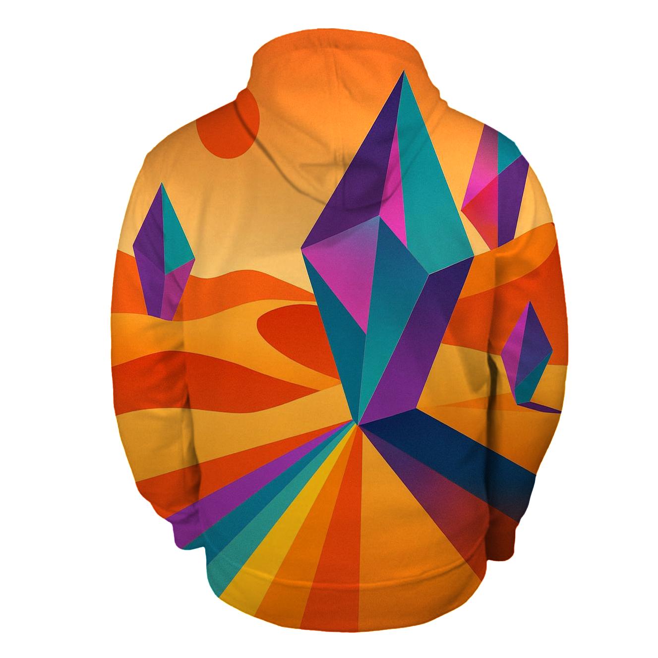 Desert Prism Mirage embroidered hoodies
