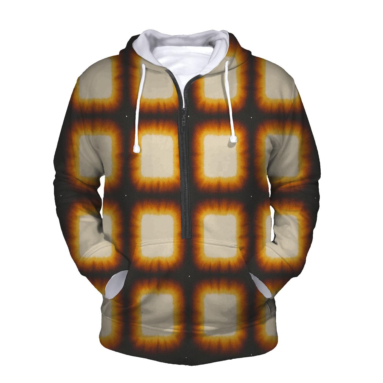 Itajime Eclipse Window Grid pullover hoodies