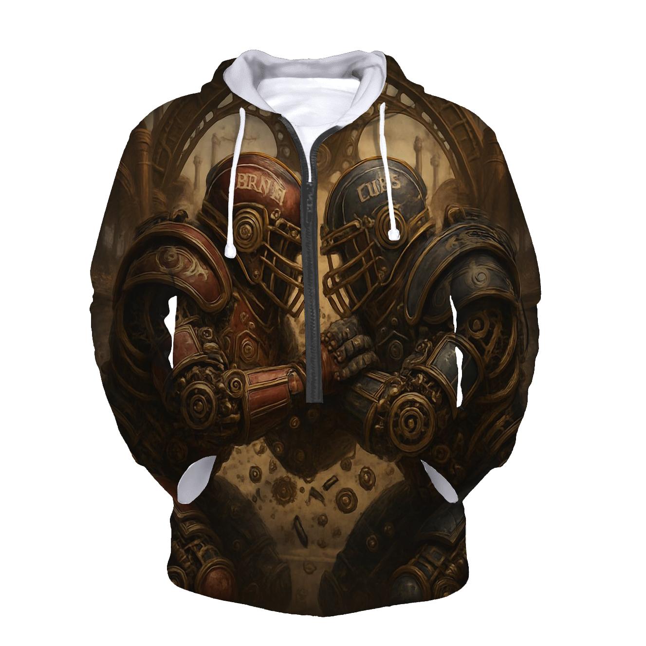 Clockwork Stadium Duel In A Mechanical Arena hoodie designs