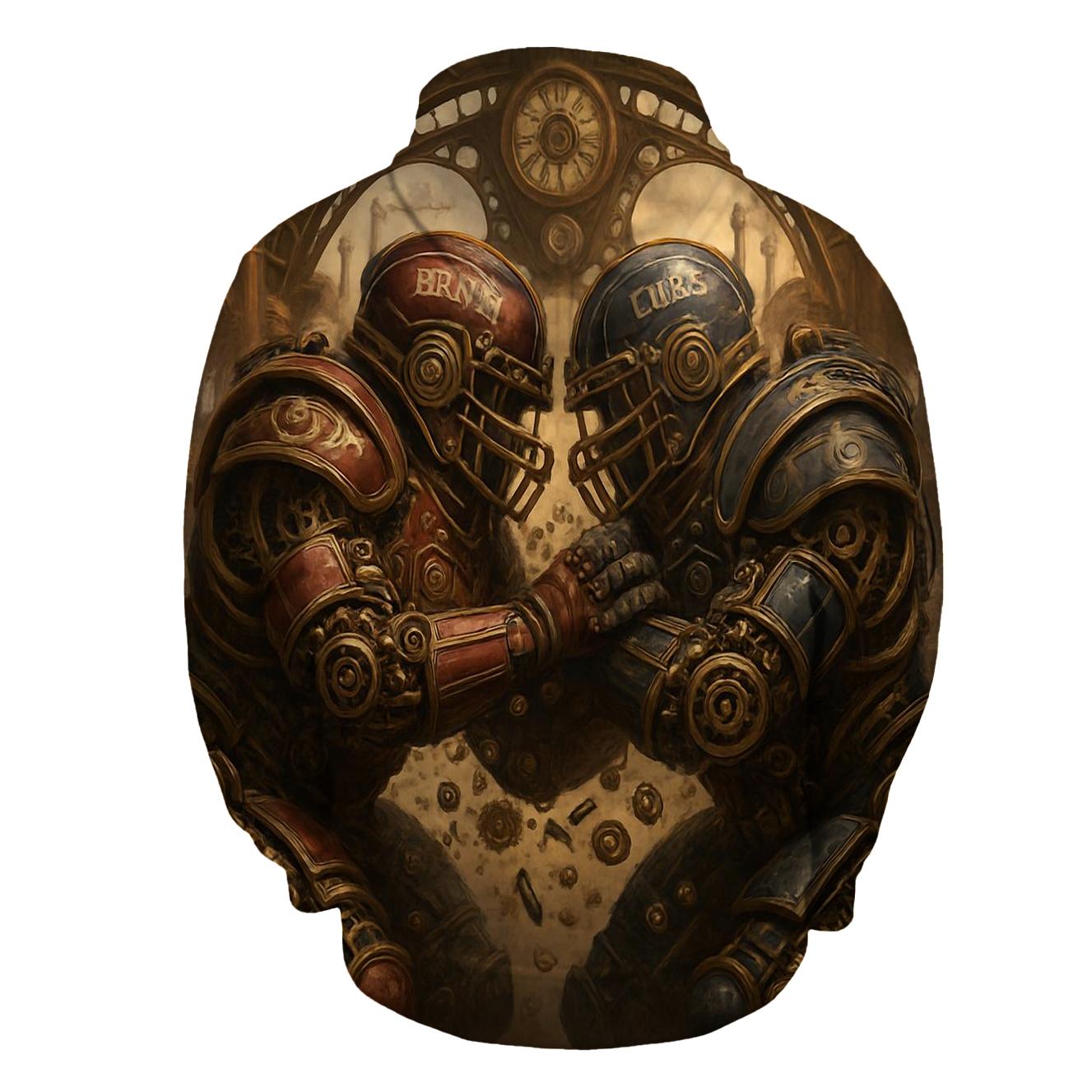 Clockwork Stadium Duel In A Mechanical Arena hoodie designs