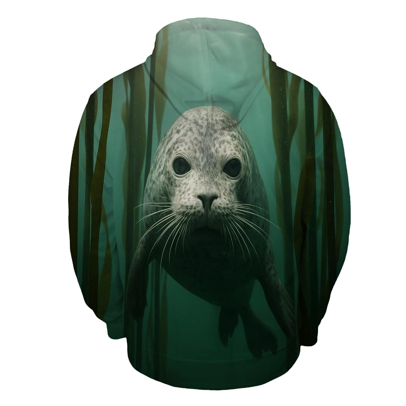 Kelp Forest Harbor Seal Thread lightweight hoodies