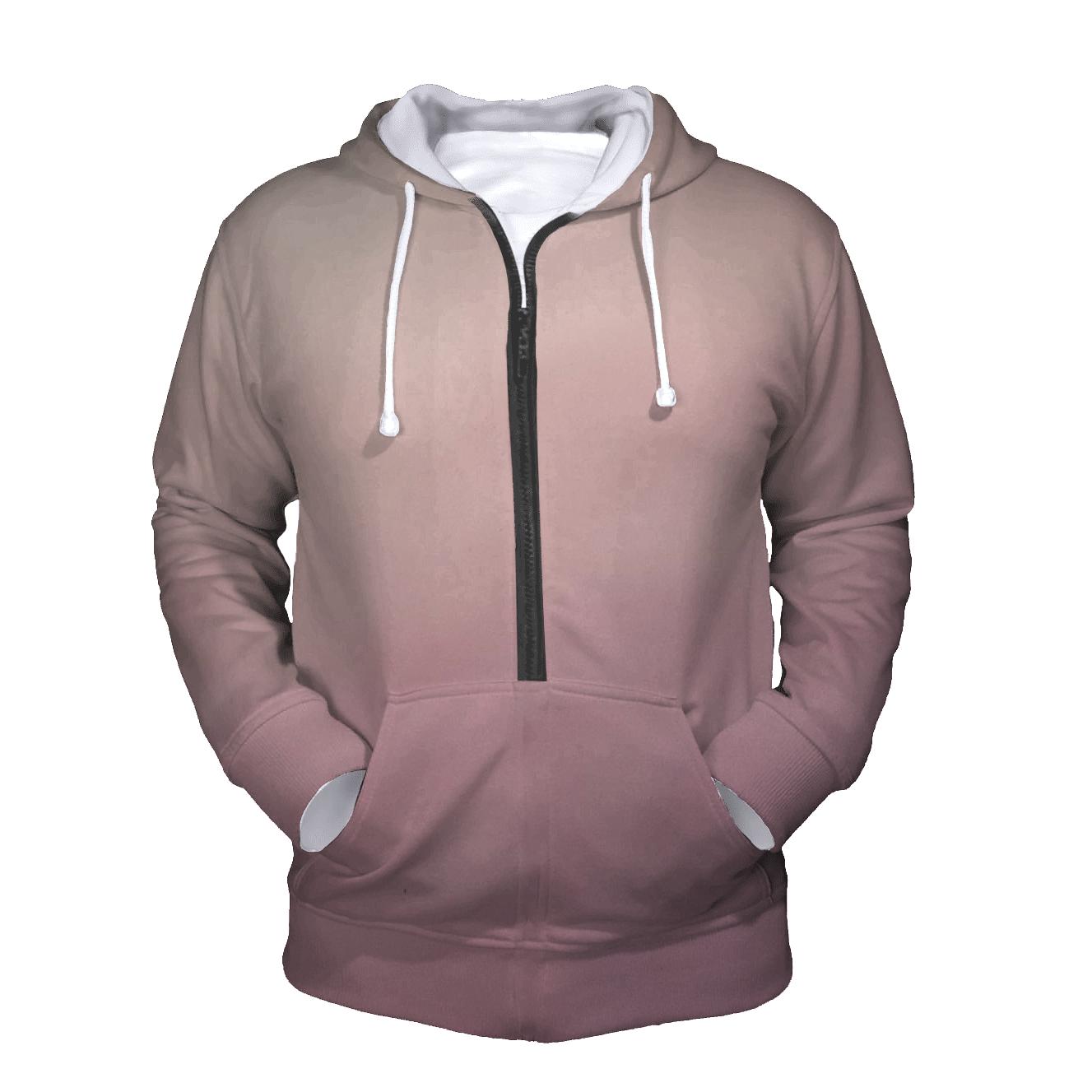Rose Quartz Mist Fade heavyweight hoodies
