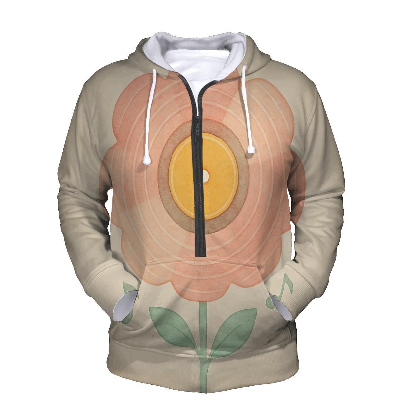 Vinyl Flower Bloom hoodie trends
