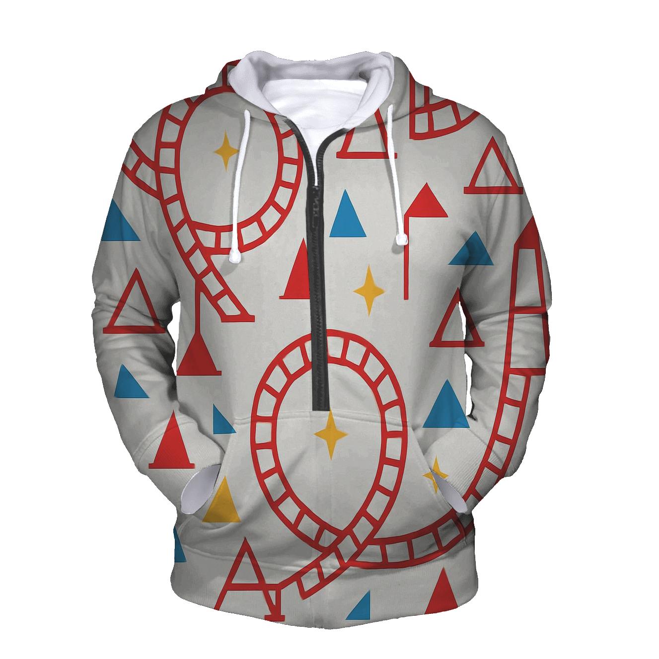 Electric Coaster Polygon Track embroidered hoodies
